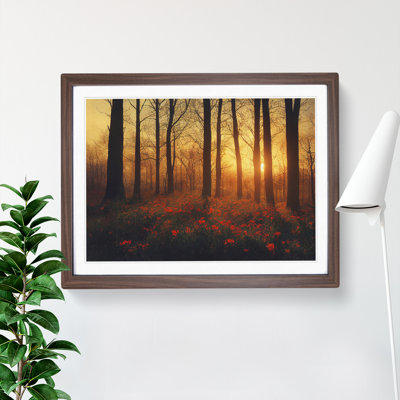 Spring Forest Sunrise Vol.2 - Framed Print