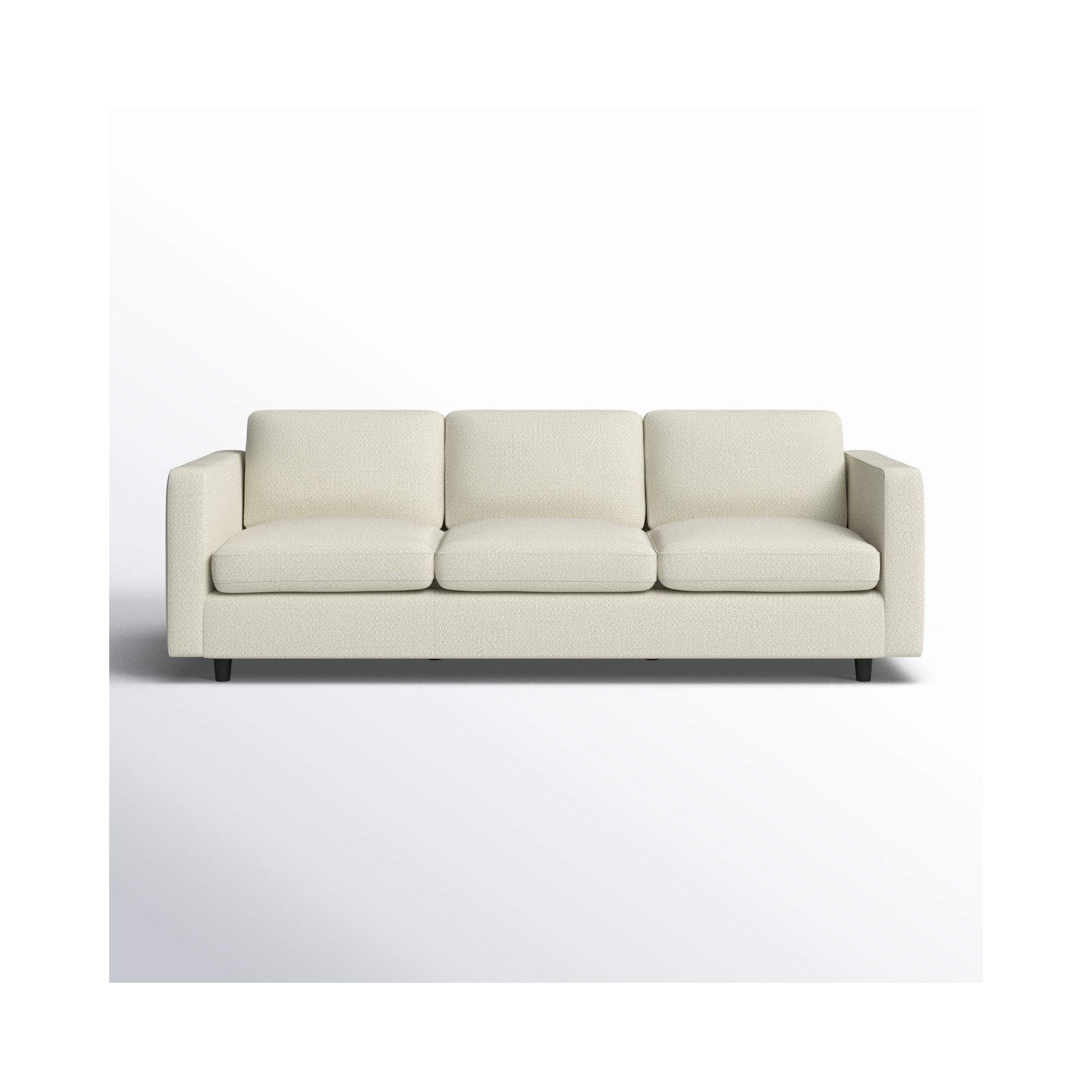 Fleetwood 99'' Upholstered Sofa, Moto Stucco Textured Tweed