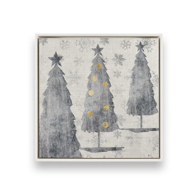 «Festive Silver Trees», reproduction sur toile