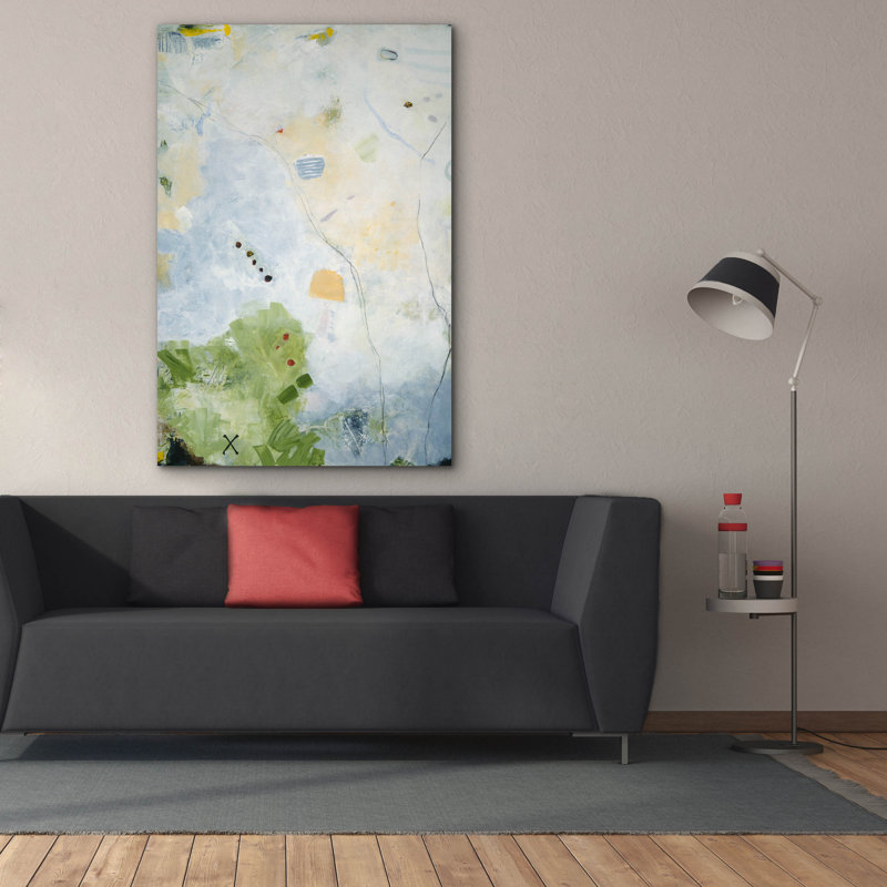  «Treasure Map 2» par Jodi Major, art mural sur toile, 40 po x 60 po