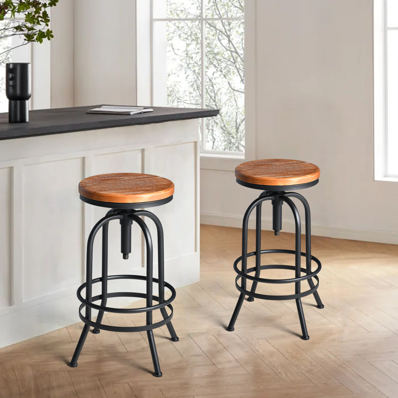 Tabouret Shaylee, Noir, 2