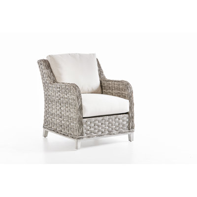 Chaise de patio avec coussin Sunbrella Craut