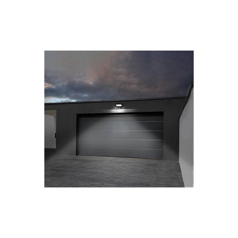Motion Sensor Floodlight (Black) 3400lm IP65 Rated Compact LED Integrated 10W Flood Light - 4L2/1029