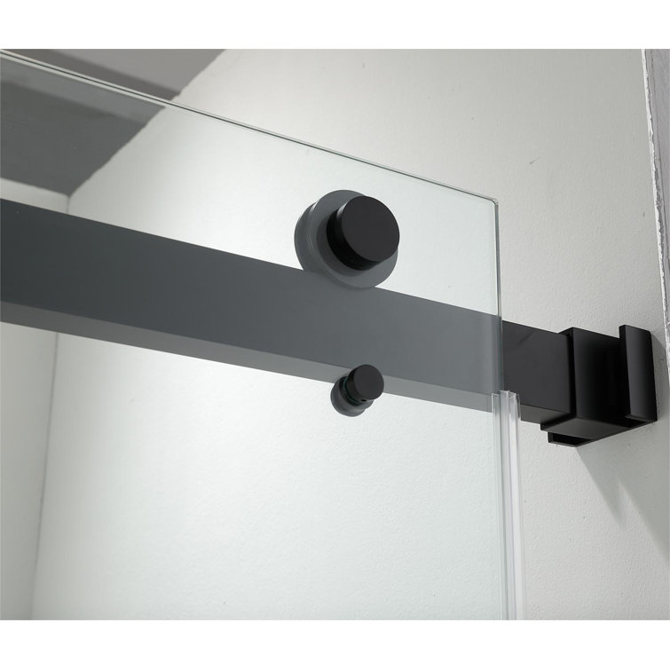 HT-1 45-48w*76h Chrome Double Sliding Frameless Shower Door