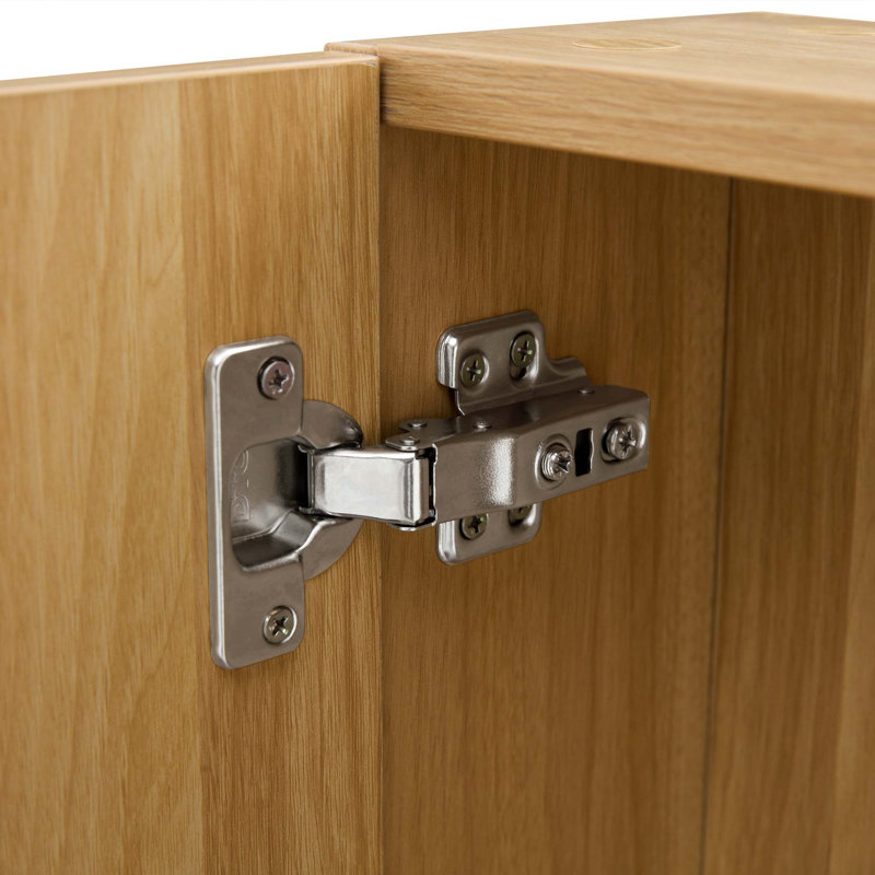Armoire de rangement murale 21,6 po pour salle de bain avec tablettes et porte-serviettes, Bois robuste