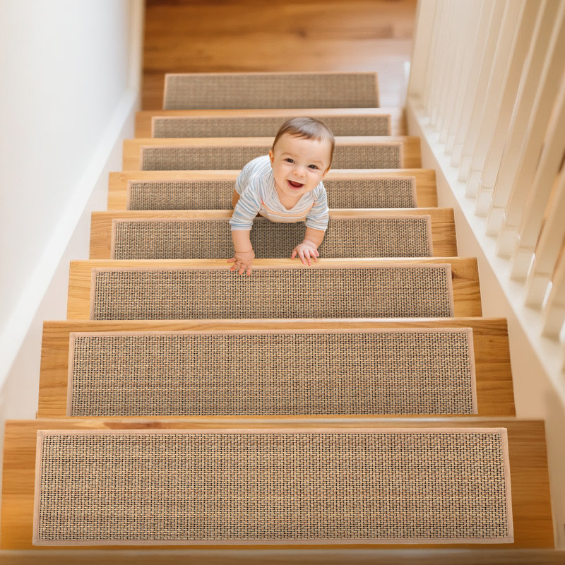 Tapis antidérapants pour tapis en caoutchouc, Brun