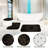 Blue Ocean Wave 3 Pack Bathroom Rug Kit