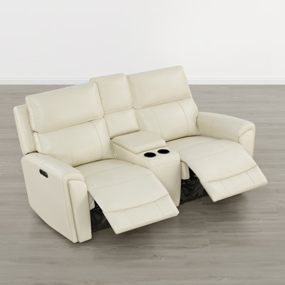 75.59'' 2-Seat Dual-Motor Power Reclining Sofa With Console, Wall Hugger Design And Power