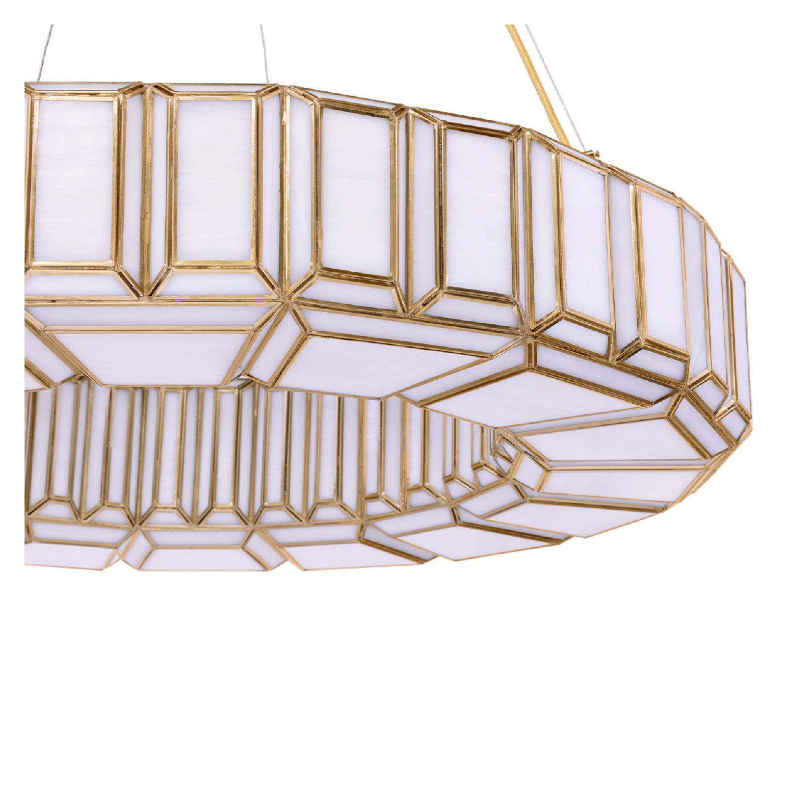 Belmont 12 Light Chandelier in Brass