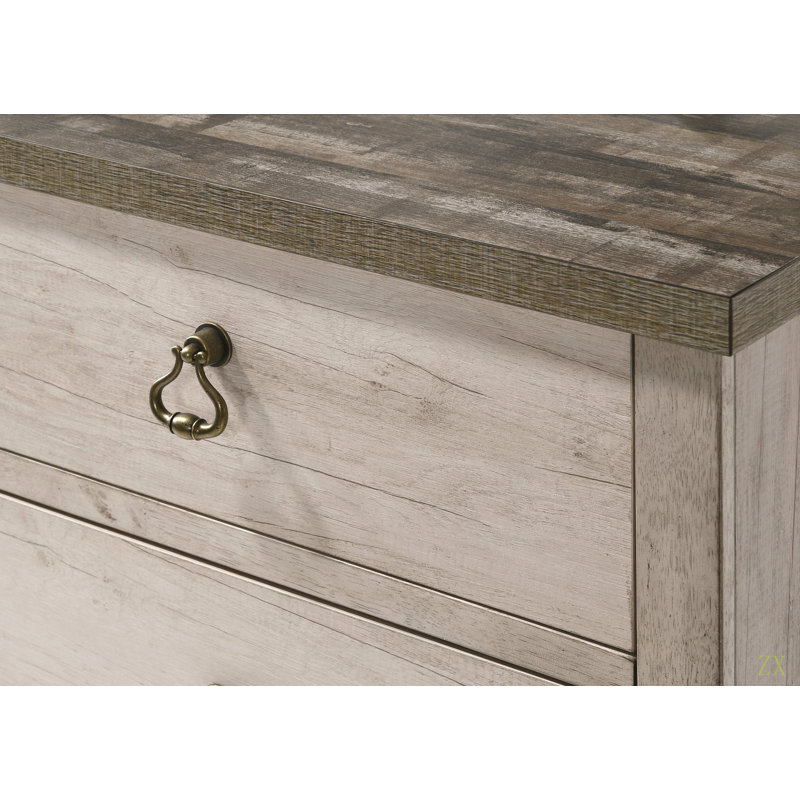 Table de chevet vieillie 1Pc
