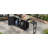 78.3" Outdoor Kitchen Island with Foldable Grill Table-43366849
