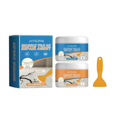 Marble tile AB adhesive repair adhesive Ceramic Tile Repair Agent  Ceramic Paste  Small Potholes  Ceramic Tile Adhesive  Toilet Water Tank Cover  Household Floor Tile Glaze Repair