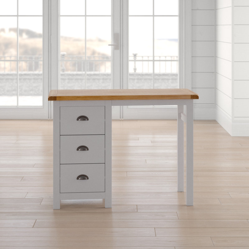 Xandra Writing Desk, Chrome