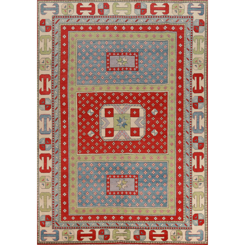 Tapis géométrique Kazak 9x12