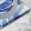 Toile tendue avec galerie Blue Flow-1590571694