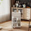Chariot mobile polyvalent pour îlot de cuisine avec rangement abondant