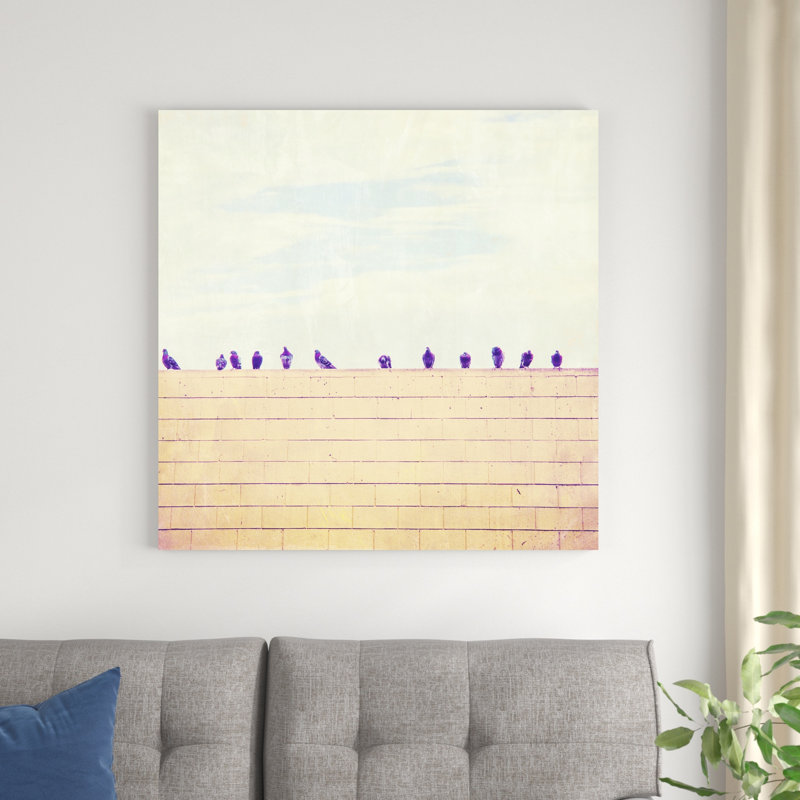 Birds On Wires III, H 36 po x l 36 po