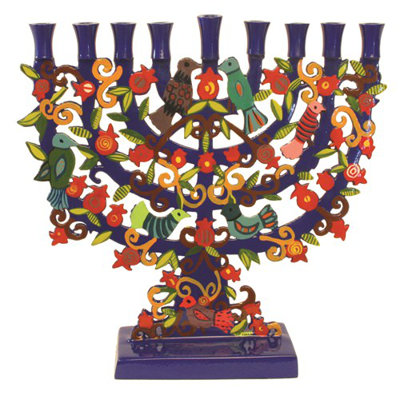 Stainless Steel Menorah