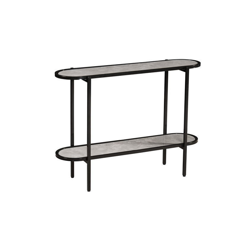 110cm Stone Top Console Table
