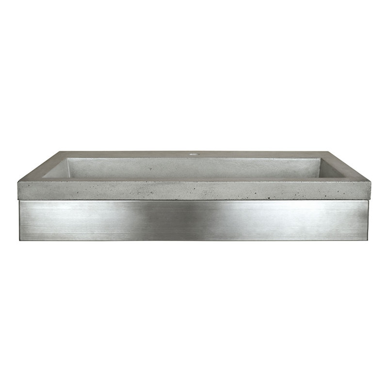 Zaca 36" Wall-Mounted Single Bathroom Vanity Set, Single Faucet Hole, Ash