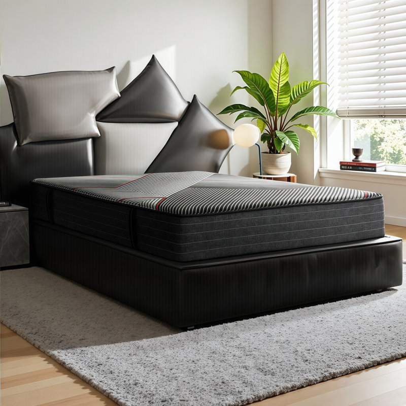 13 Inch Cooling Gel Memory Foam Hybrid Mattress with Pocket Coils & Edge Support for Pressure Relief - Multiple Sizes Available