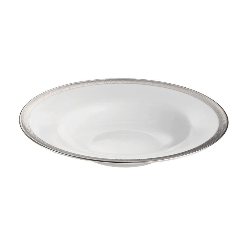 Smith Serving Bowl, Platinum