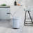 Metal,Plastic Step On Rubbish Bin - 3.2L