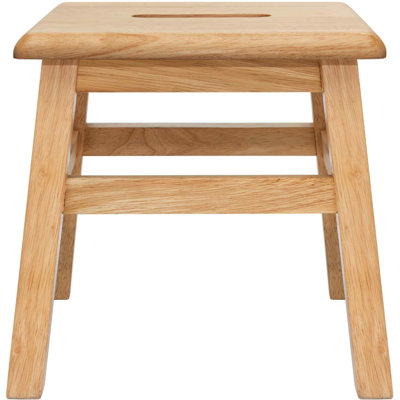 Blount 12.25'' Tall 1 - Step Solid Wood Step Stool