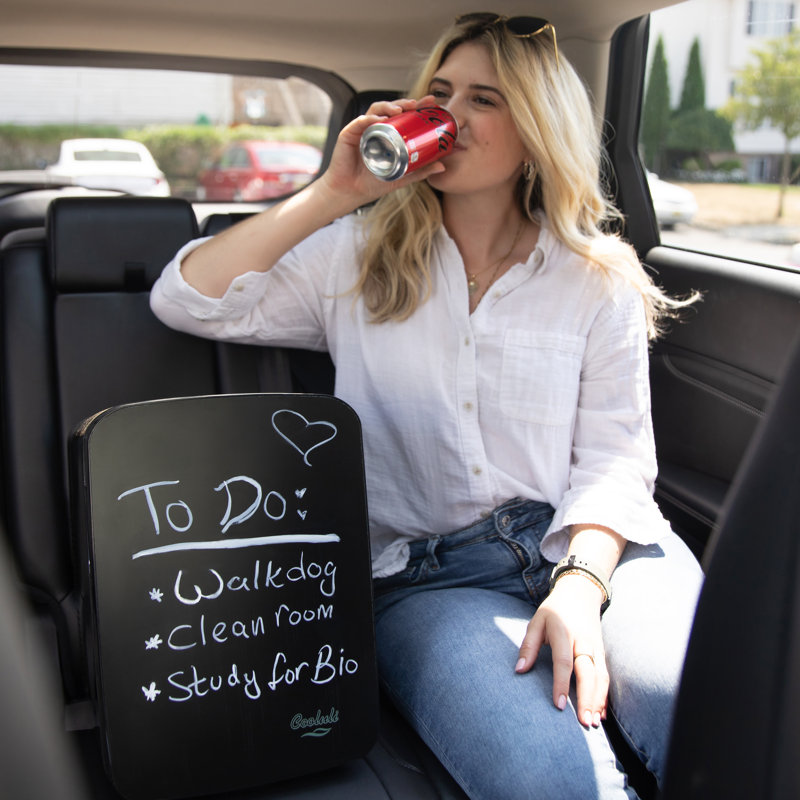 Compact Black Chalkboard Portable Mini Fridge