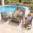 Nayellie 4 - Person Outdoor Seating Group with Cushions-111668727