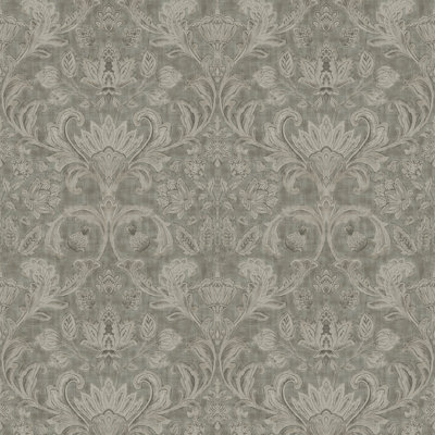 Elegance Collection Damask Sheen Finish Wallpaper Roll