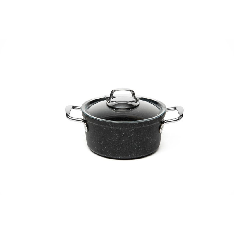 Excelsa Five Stars Aluminum Stock Pot, 21cm