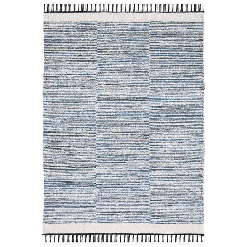 Tapis bleu / ivoire Colmar, Rectangle 4 pi x 6 pi