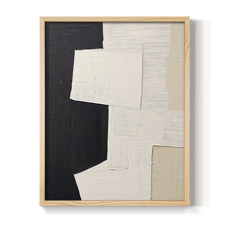 "ABSTRACT Series DCLXV III" par J Paul, Naturel / naturel, H 11 po x l 9 po