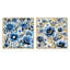 Heise - Ensemble de 2 collages floraux carrés-101849315-101849317