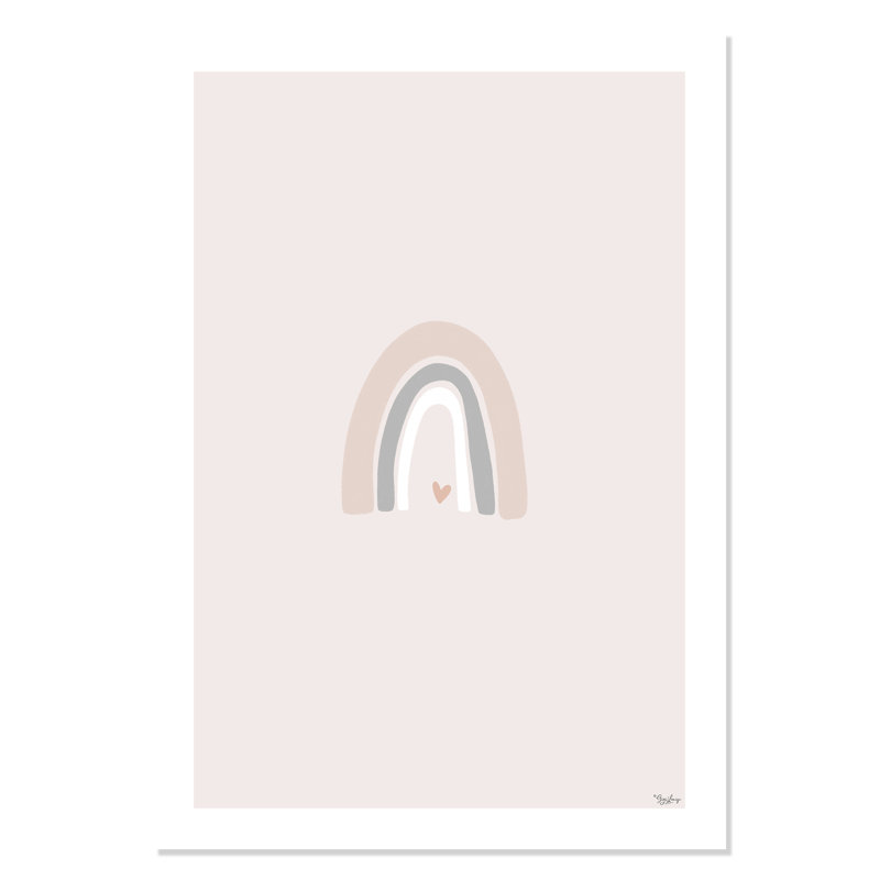 Décoration murale arc-en-ciel pour enfants, H 40 po x l 28 po x P 1 po, Papier