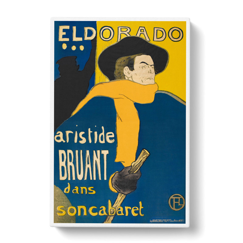 Les Ambassadeurs by Henri De Toulouse-Lautrec - Wrapped Canvas Painting, 50cm H x 35cm W x 3cm D