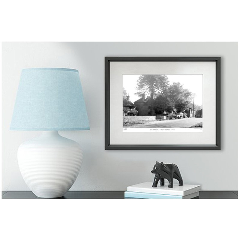 Compton, The Village C1955 by Francis Frith - Single Picture Frame Print, 28cm H x 36cm W x 2.3cm D