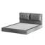 Base de lit tapissier Airframe, une base de lit basse de style nuage avec une tête de lit tapissier à double couche, une bordure en mousse souple à 360 ° et une base en métal; Facile à assembler; Grand lit, gris-263343747