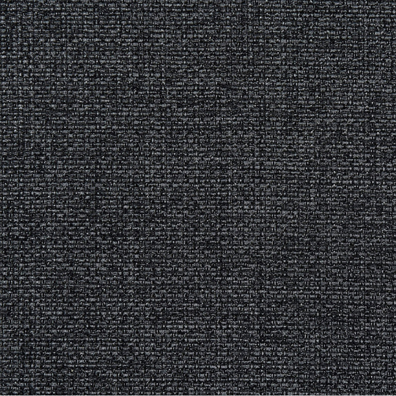 Banc d'appoint rembourré en tissu, Gris anthracite