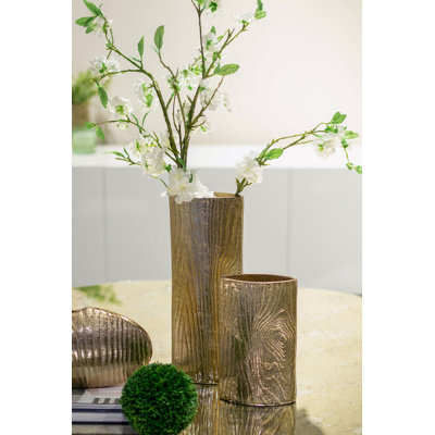Vase de table en aluminium 6,1 po Twitty
