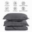 Ensemble de couvre-lit en microfibre embossée 3 pièces avec taies d'oreiller assorties-113737682-113737670