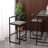 Bar Stool With Backrest Set Of 2 Counter Height Upholstered Bar Chairs With Footrest-1746915467