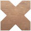Argile Cross 7 po X 7 po Carreau de porcelaine pour plancher et mur-99026677