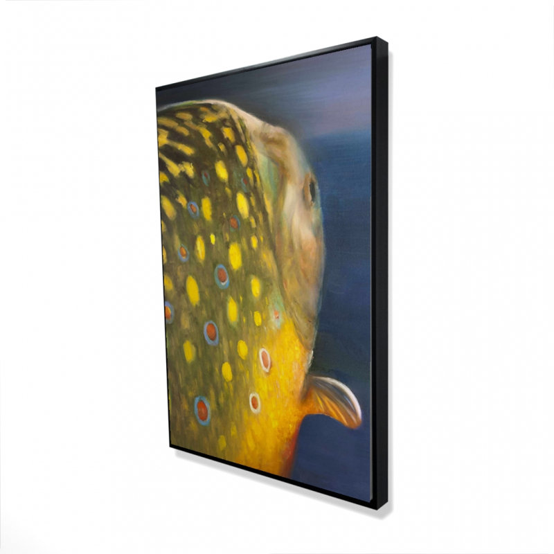 Golden Trout Fish Print On Canvas, 36" H x 24" W