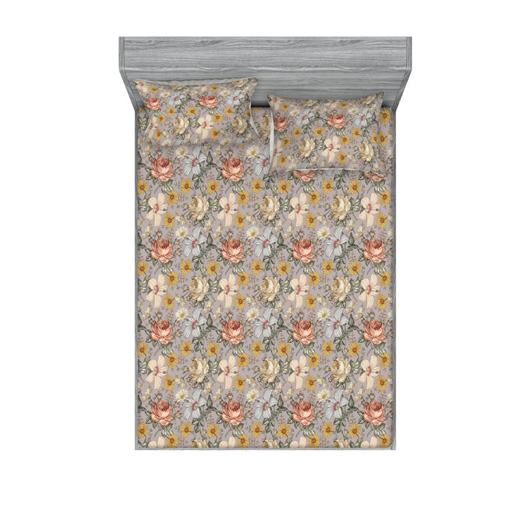 Drap-housse et taies décoratives 3 pièces Ambesonne