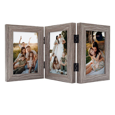 Hinged Desktop Frame with Real Glass Panel
