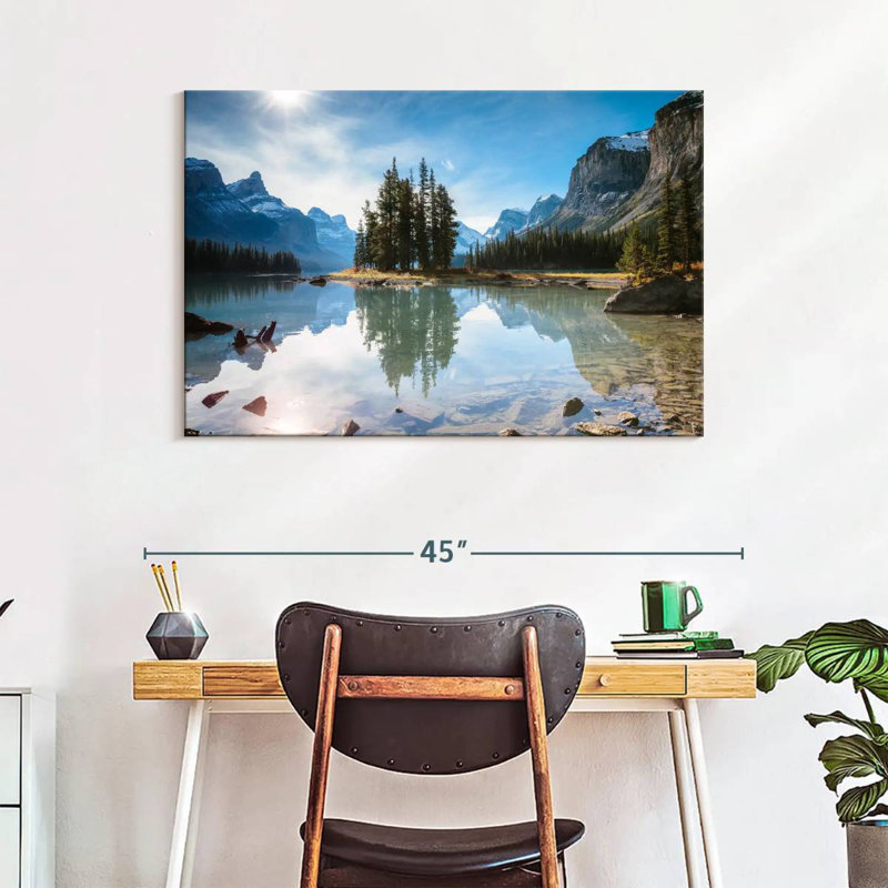 Alvord Scenic Spirit Island, H 26 po x l 39 po
