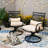 Aivo 6 - Person Patio Dining Set with Rectangular Table , Cushions Included-180734895