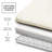 Aighan 3 Piece Ultra Soft and Absorbent Memory Foam Bath Rug Set with Non-Slip Backing-2072193287